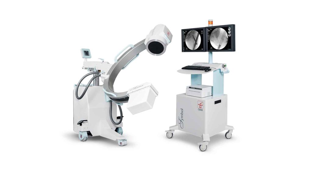 Da marca GMM, Symbol é um arco cirúrgico portátil inovador, com intensificador de imagem, para fluoroscopia e radiografia digital, que oferece uma enorme fiabilidade, eficiência operacional e fluxo de trabalho melhorado.